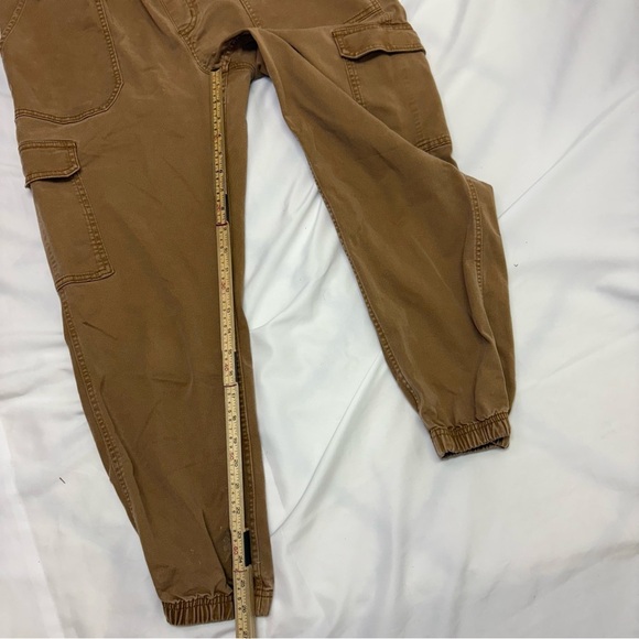 Carhartt Twill Cargo Tencel Women’s Large Joggers Rugged Flex Soft Natural Pants - Picture 5 of 8